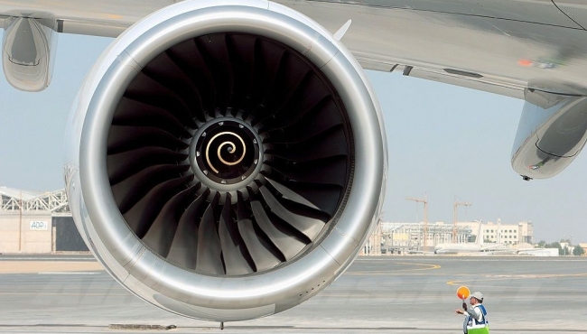 image of aeroplane engine